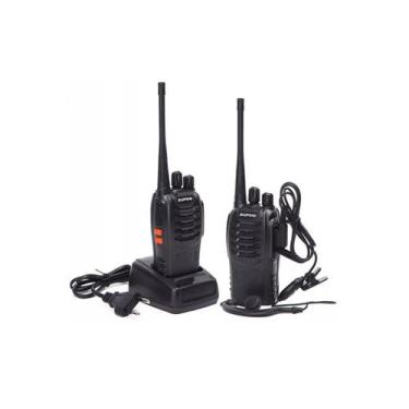 Imagem de Transmissor de rádio Walkie Talkie Baofeng BF-888s x2 preto - Lightbek