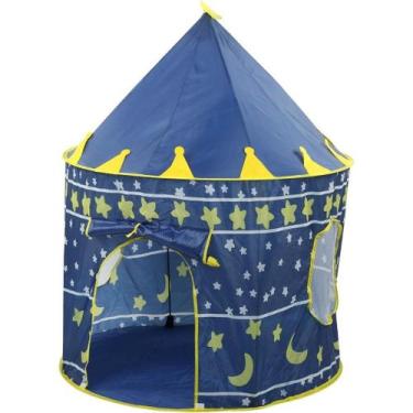 Imagem de Barraca Infantil Tenda Azul Castelo Principe Menino Blue Soul - Genéri