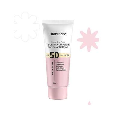 Imagem de Protetor Solar Facial FPS 50 - Hidrabene - Textura Ultraleve e Hidrata