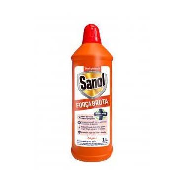 Imagem de Força Bruta Sanol 1L - Limpeza Eficaz para Banheiro e Cozinha - no-bra