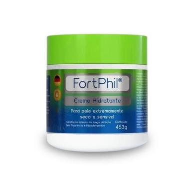 Imagem de Creme Hidratante Corporal Fortphil para Pele Seca e Sensível - 453ml -