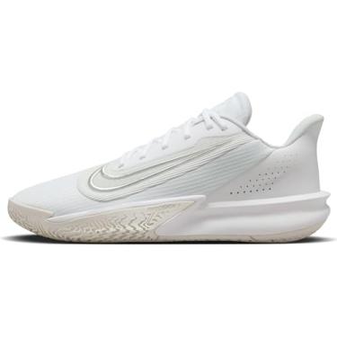 Imagem de Nike Tênis de basquete masculino, Branco/cinza claro fumê, 44