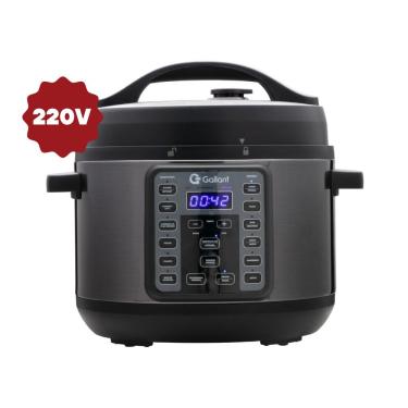 Imagem de Panela de Pressão Elétrica Digital Gallant 4L GPP04 15 Funções Clique E Pronto Inox 1000W 220V