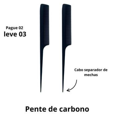 Imagem de Pente de carbono para cabelereiros até 180G - Roger