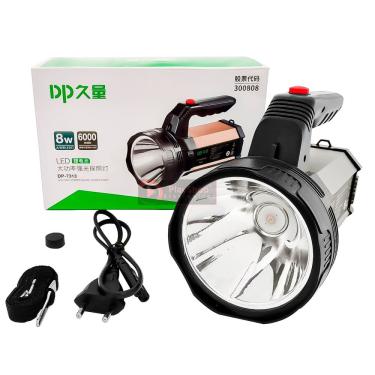 Imagem de Lanterna Holofote Farolete de mão Recarregável Bivolt Super Led 20W Potente Bateria 6000Mah Alta Duração até 14H 3 Modos