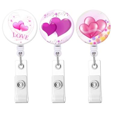 Imagem de Retrátil carretel de crachá de enfermeira com clipe de jacaré, porta-cartão de identificação com clipe de crachá fofo, Soulmate