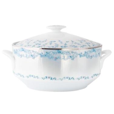 Imagem de Sopeira Porcelana Schmidt - Dec. Sensile Blu 2424, 2424, 200