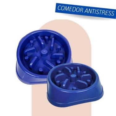 Imagem de Comedouro Lento Educador Para Cães e Gatos Comilão Labirinto Anti-Obes