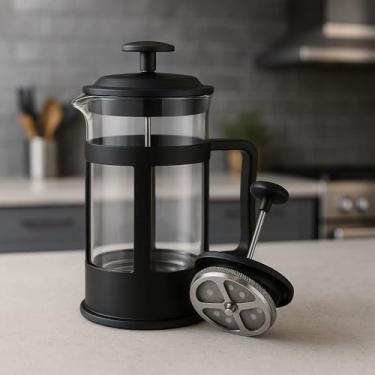 Imagem de Prensa Francesa 800ml Cafeteira Vidro Filtro Inox Café Leite