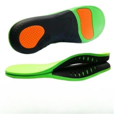 Imagem de Palmilha Ortopédica para Fascite Plantar 40-45 - Corrector de Pisada Pronada e Pé Chato | Alívio de Dor no Calcanhar e Absorção de Impacto((40/45))