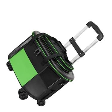 Imagem de Generic Transportador de Rolamento para Gatos, Estojo Portátil para Carrinho de Animais de Estimação, Gancho Anti-descolamento Respirável para Viagens (Verde)