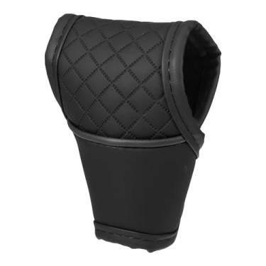 Imagem de Capa universal de mudança de marchas para carro, capa de manípulo de marcha, capa de câmbio automático, elegante, couro sintético, preto