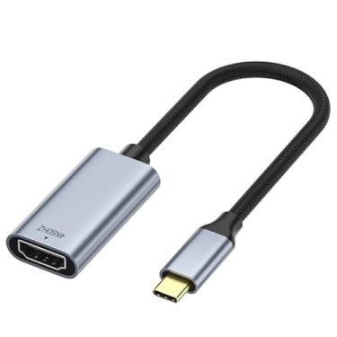 Imagem de Adaptador USB-C para HDMI, cabo USB C para HDMI 4K 60Hz Thunderbolt 3/4, para MacBook Pro/Air, iPhone 15 16 Pro Max, Dell XPS, iPad Pro, iMac e mais