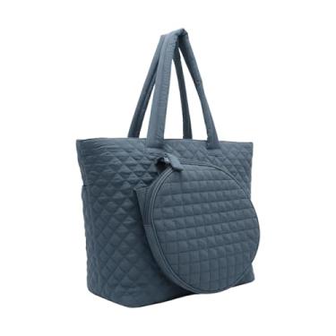 Imagem de predolo Bolsa de Tênis Tipo Sacola, Bolsa de Transporte para Tênis, Bolsa Esportiva de Grande Capacidade, Bolsa de Ombro para Raquetes, para Homens E Mulheres, Azul