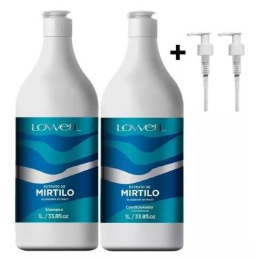 Imagem de Kit Lowell Mirtilo Shampoo+Condicionador 2x1 L PROFISSIONAL 1001-Feminino