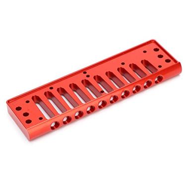 Imagem de Yctze Pente para Gaita SP20 - Peça de Reposição para Instrumento Blues de Liga de Alumínio Com 10 Furos Com Bordas Arredondadas para Maior Conforto