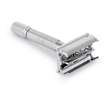 Imagem de Aparelho De Barbear Clássico Vintage Abertura Tipo Borboleta