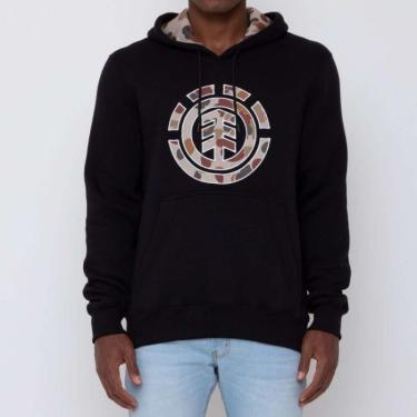 Imagem de Moletom Element Fech Desert Camo Masculino - Preto