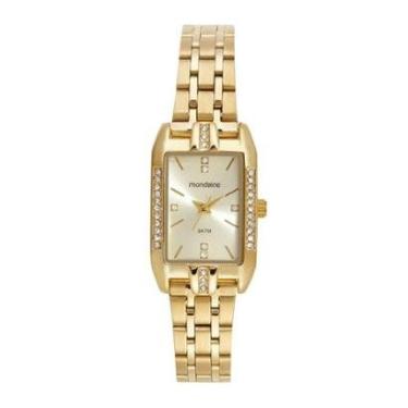 Imagem de Kit Relógio Feminino Mondaine Quadrado com Brincos-Feminino