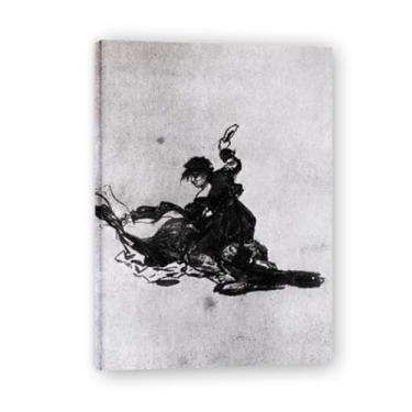 Imagem de Hit With ShoesFrancisco De Goya Impressão em tela romântica espanhola - Obra-prima do influente pintor romântico emoldurado 39,98 x 55,88 cm