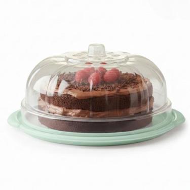 Imagem de Boleira com Tampa Transparente e Alça Porta Bolo Grande - Ercaplast, V