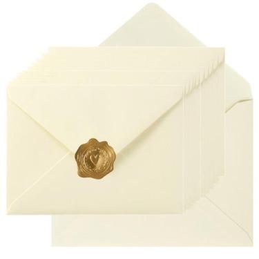 Imagem de Pacote Toperd, 100 envelopes A6, cor creme, 17x12 cm