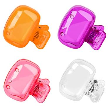 Imagem de Hxezoc Pacote Com 4 Capas Protetoras Para Cabeça De Escova Dentes Viagem, Estojo Protetor Portátil Plástico Clipe Uso Doméstico, Viagens, Escola, Acampamento, Banheiro, Negócios