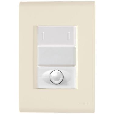 Imagem de Cj Interruptor Paralelo + Dimmer Ajustável Liz Bege Tramontina Completo Pronto Tramontina