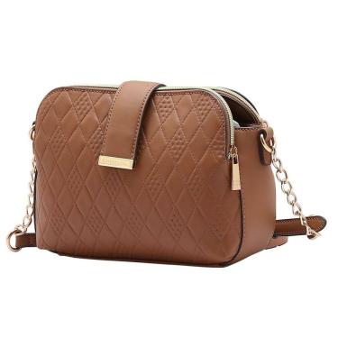 Imagem de Bolsa Feminina Moderna Alça Corrente Fecho Ecler Chenson