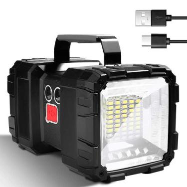 Imagem de Lanterna LETOUR LED Refletor Recarregável 10000mAh 200000L