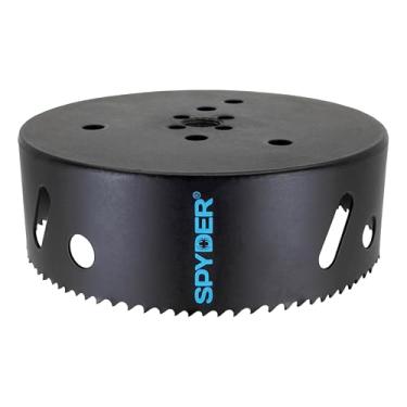 Imagem de Spyder Serra de furo bimetálico de 14 cm para aço, madeira embutida em pregos e plásticos, passo de dente variável