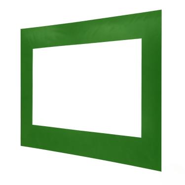 Imagem de Toldo para Area Externa, Cortina Toldo com Visor Lona Impermeável Dupla Face Sacada Portão Quintal(Verde,Altura 200 x Largura 400cm)