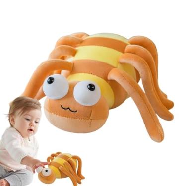 Imagem de Animal de pelúcia aranha, brinquedo de pelúcia aranha | Bichos de pelúcia de pernas longas de 11,81 polegadas - Brinquedos de pelúcia engraçados, travesseiro de pelúcia de aranha abraçável para festa