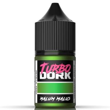 Imagem de Turbo Dork Tinta acrílica metálica Malum Malus Frasco de 22 ml - Tinta com acabamento metálico não tóxico à base de água