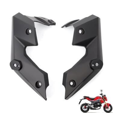 Imagem de mokuo Painel Lateral De Farol Motocicleta Mokuo, Carroceria Abs Preta, Compatível Com Honda Grom Msx125 Sf 2016-2020, Kit Peças Carenagem.