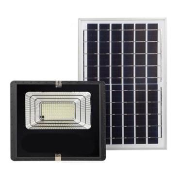 Imagem de HYZHANHONG Refletor solar LED de 200 W para jardim, com classificação IP67 de resistência à água e ângulo de iluminação de 120°, ideal para pátios, pavilhões, galpões, varandas