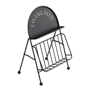 Imagem de LMJYU Suporte de revistas simples suporte de brochura moderno suporte de mesa estante de armazenamento escritório pequeno rack de dados suporte de jornal ornamentos porta-revistas organizador