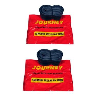 Imagem de Par Câmara De Ar Journey  29x1.95 Schrader  48mm  Bicicleta 