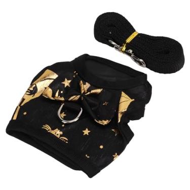 Imagem de Acouto Trela ​​de Arnês de Nylon Macio Ajustável – Colete de Coelho Confortável para Pequenos Animais de Estimação, Incluindo Coelhos, Furões, Gatinhos e Porquinhos-da-índia Com Alças de Peito e (M)