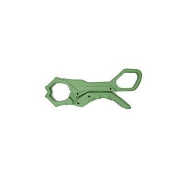 Imagem de Pegador de lábio de peixe plasítico de 13 cm, grampo de gancho de balança digital - Pegador de pesca, suporte de robalo pescado, alicate de pegador de peixe-gato (verde)