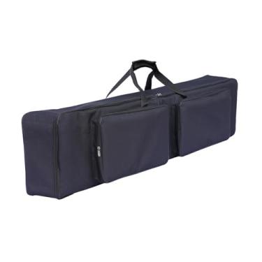 Imagem de KiBcsLic Capa de transporte para teclado de 88 teclas, mochila portátil antichoque, bolsa de ombro acolchoada, bolsa para apresentações em estúdio de música
