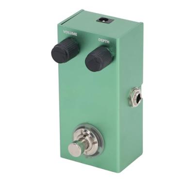 Imagem de Alomejor Pedal de Guitarra, Pedal de Efeito Vibrato, de Guitarra de Liga de Alumínio Com Controle de Botão DC9V Processador de Efeito Compacto para Desempenho do Estágio de