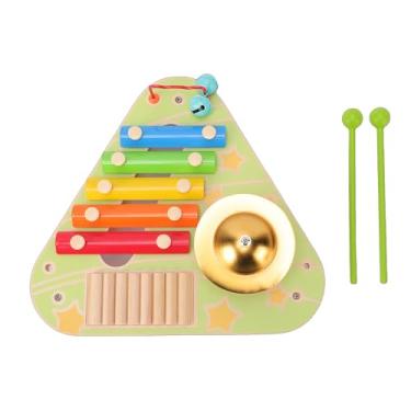 Imagem de SPYMINNPOO Instrumentos de Percussão de Madeira, 4 Em 1 Coordenação Olho-mão Instrumento Musical para Crianças Brinquedos de Aprendizagem para Crianças Meninos e Meninas