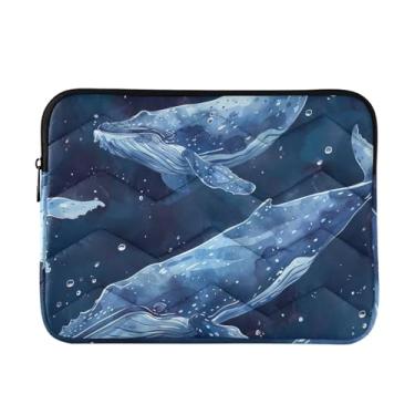 Imagem de Pasta para laptop leve e fina da Whales, bolsa à prova d'água, capa de viagem para laptop para homens e mulheres de 13 a 14 polegadas