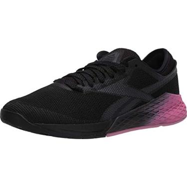 Imagem de Reebok Tênis de treino masculino CrossFit Nano 9.0, Preto/cinza frio/rosa polido, 41