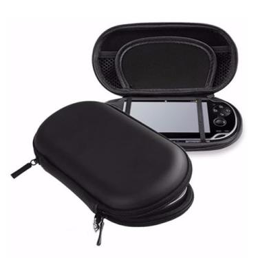 Imagem de Capa de transporte para Vita à prova de choque Vita bolsa de viagem protetora rígida capa de transporte compatível com PSV e outros acessórios para VIT preta