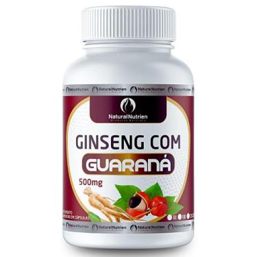 Imagem de Ginseng com Guaraná 100 Cápsulas 500mg - Natural Nutrien