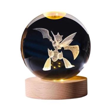 Imagem de Luz Noturna Em Cristal 3D Figura De Pokémon Brinquedos Blastoise Scyth