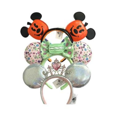 Imagem de Tiara De Pelúcia Mickey Mouse Da Disney Para Meninas, Acessório De Fan