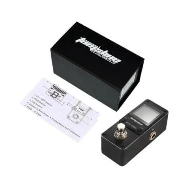 Imagem de Aroma AT-07 Pedal de efeito afinador cromático, guitarra elétrica únic